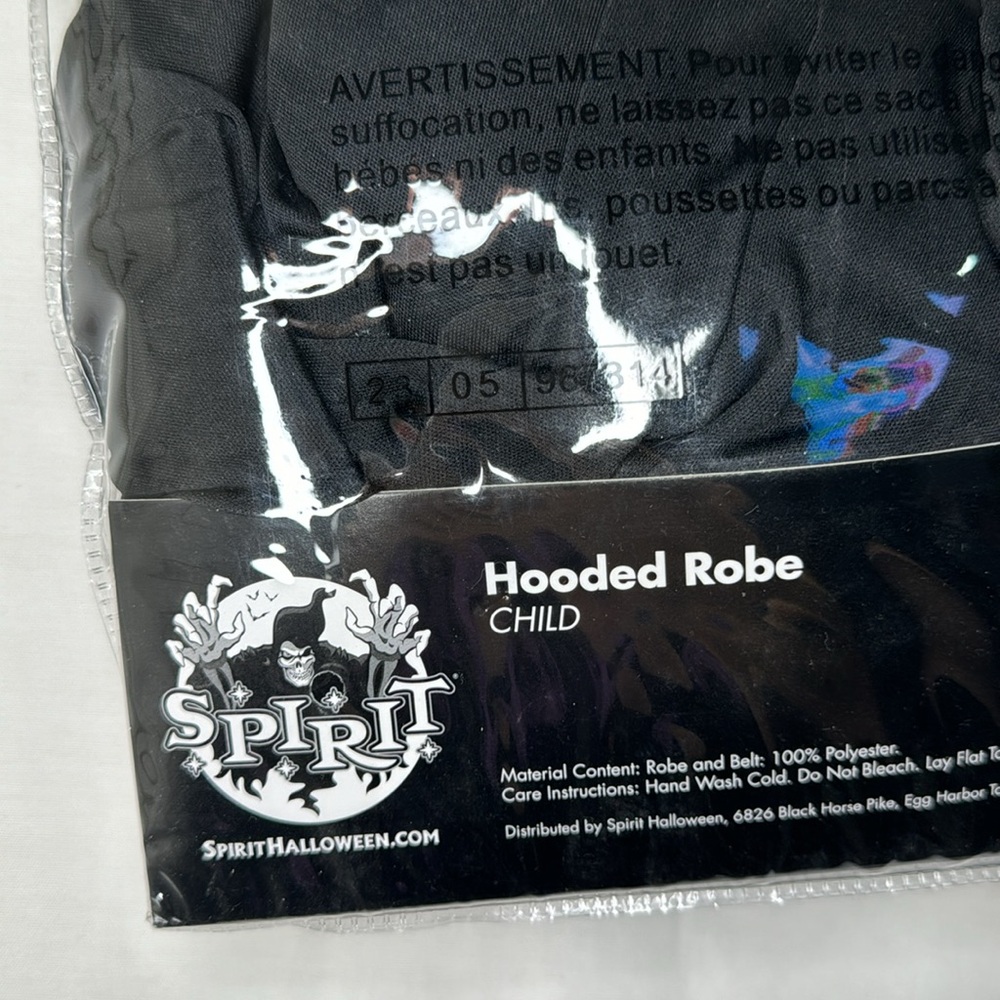 Halloween Hooded Robe - Picture 6 of 11